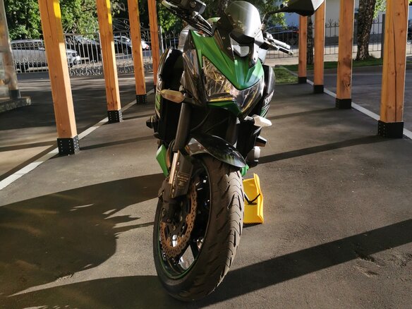 2014 Kawasaki Z 800, зелёный, 650000 рублей - вид 2