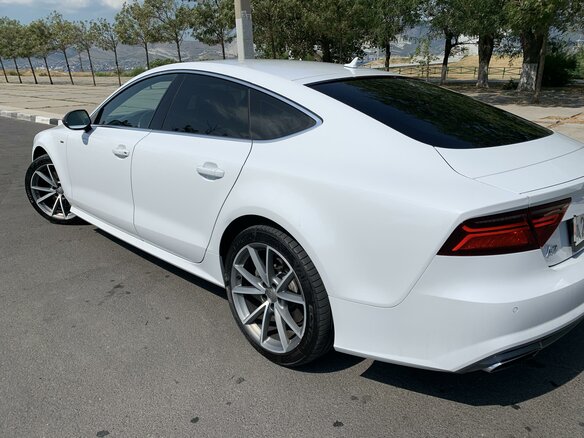 2014 Audi A7 I (4G) Рестайлинг, белый, 3600000 рублей - вид 9