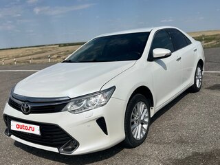 2014 Toyota Camry VII (XV50) Рестайлинг, белый, 1950000 рублей, вид 1