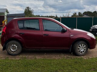 2014 Renault Sandero I, красный, 390000 рублей, вид 3