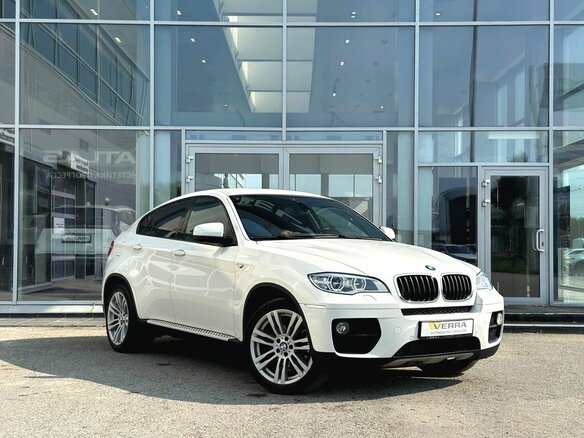 2013 BMW X6 35i I (E71) Рестайлинг, белый