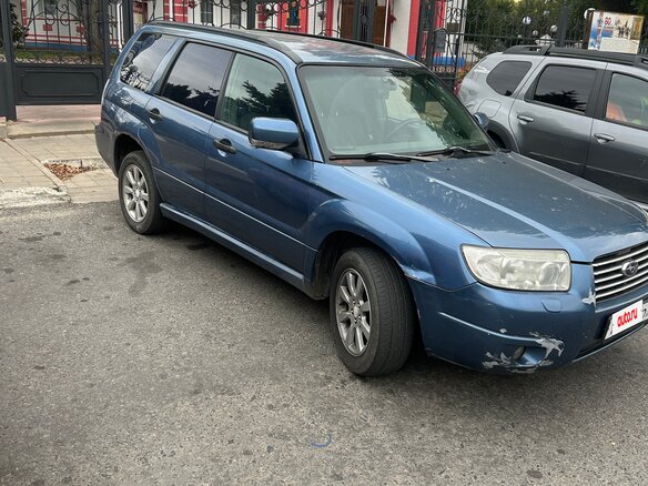 2007 Subaru Forester II Рестайлинг, синий, 560000 рублей - вид 2