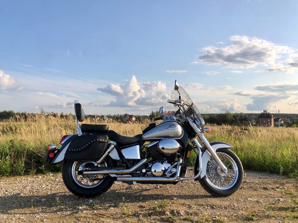 2003 Honda Shadow 750, серебристый, 600000 рублей - вид 9
