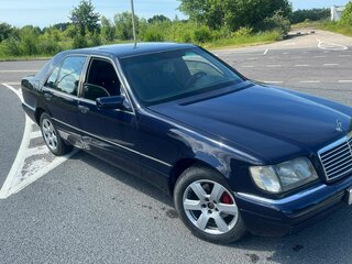 1995 Mercedes-Benz S-Класс 350 III (W140), синий, 700000 рублей, вид 3
