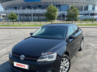 2012 Volkswagen Jetta VI, чёрный, 900000 рублей, вид 1