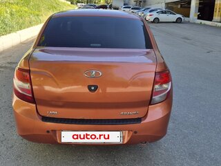 2013 Lada (ВАЗ) Granta I, оранжевый, 430000 рублей, вид 4