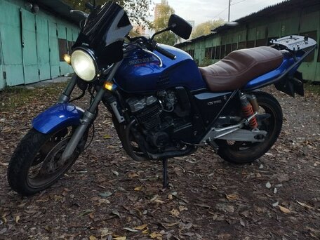 1996 Honda CB 400 Super Four, синий, 205000 рублей, вид 1