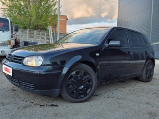 2002 Volkswagen Golf IV, чёрный, 370000 рублей, вид 4