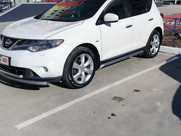 2013 Nissan Murano II (Z51) Рестайлинг 2, белый, 1600000 рублей - вид 6