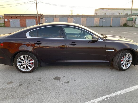 2013 Jaguar XF I Рестайлинг, коричневый, 1650000 рублей - вид 6
