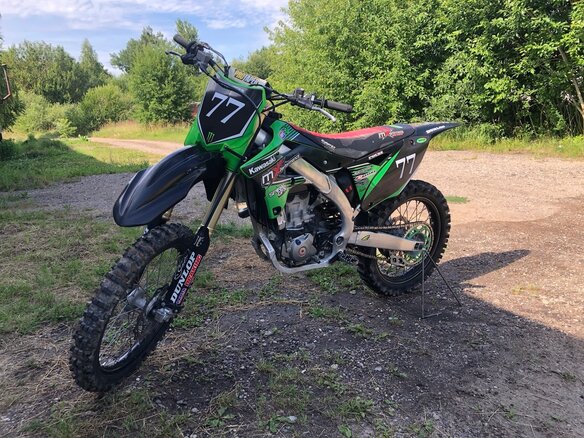 2014 Kawasaki KX 450, чёрный, 300000 рублей - вид 3