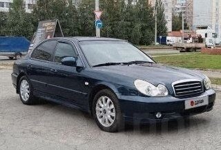 2007 Hyundai Sonata ТагАЗ IV (EF) Рестайлинг, синий, 630000 рублей, вид 1