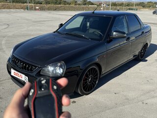 2015 Lada (ВАЗ) Priora I Рестайлинг, чёрный, 950000 рублей, вид 4