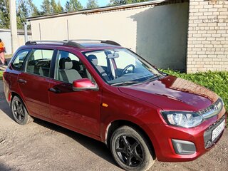 2016 Lada (ВАЗ) Kalina II, красный, 380000 рублей, вид 4