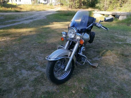 2004 Yamaha XVS650 Drag Star, жёлтый, 400000 рублей, вид 4