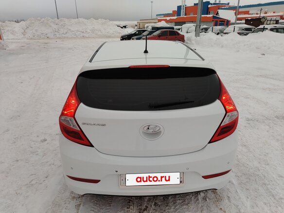 2016 Hyundai Solaris I Рестайлинг, белый, 1195000 рублей - вид 5