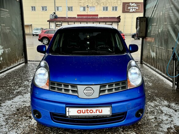 2008 Nissan Note I, синий, 650000 рублей - вид 1