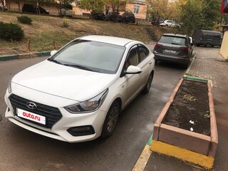 2017 Hyundai Solaris II, белый, 1420000 рублей, вид 1