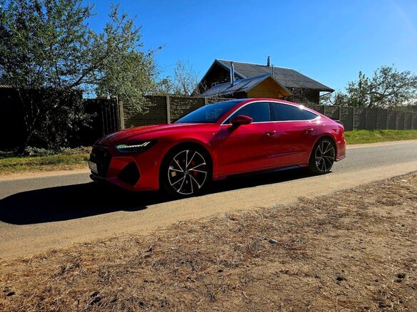 2018 Audi A7 55 TFSI II (4K), красный, 4643557 рублей - вид 10