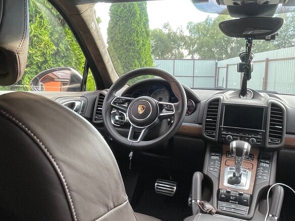2016 Porsche Cayenne S II Рестайлинг (958), коричневый, 6200000 рублей - вид 11