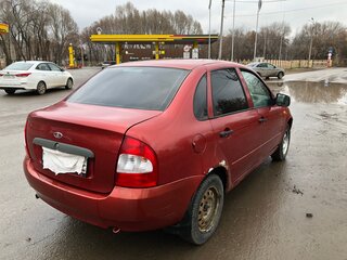 2011 Lada (ВАЗ) Kalina I, красный, 195000 рублей, вид 3