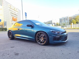 2009 Volkswagen Scirocco III, зелёный, 1550000 рублей, вид 1