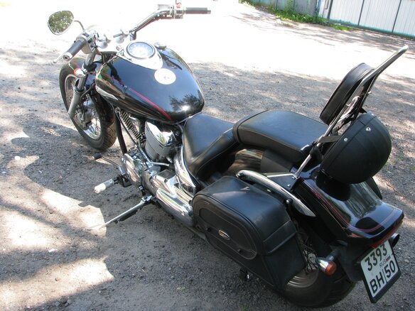 2001 Yamaha XVS1100, чёрный, 530000 рублей - вид 2