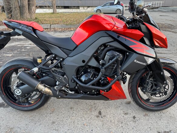 2012 Kawasaki Z 1000, оранжевый, 990000 рублей - вид 5
