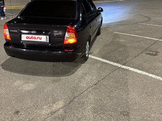 2008 Hyundai Accent ТагАЗ II, чёрный, 600000 рублей, вид 5