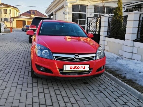 2010 Opel Astra H Рестайлинг, красный, 649999 рублей