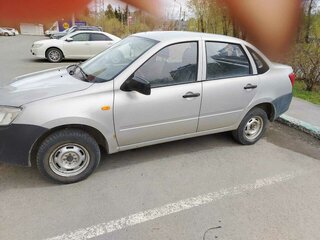 2014 Lada (ВАЗ) Granta I, серебристый, 265000 рублей, вид 2