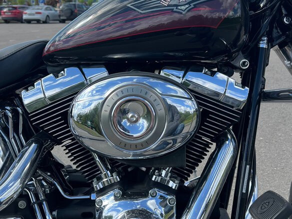 2007 Harley-Davidson Fat Boy, чёрный, 1100000 рублей - вид 6