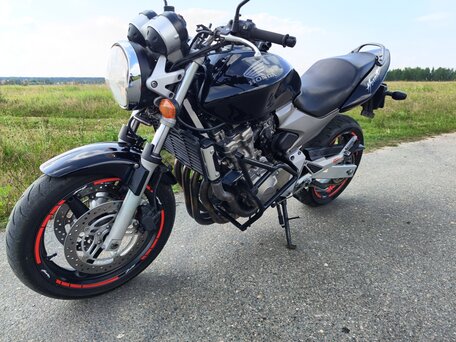 2003 Honda CB 600F Hornet, чёрный, 355000 рублей, вид 1