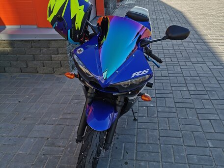 2003 Yamaha YZF-R6, синий, 500000 рублей, вид 3