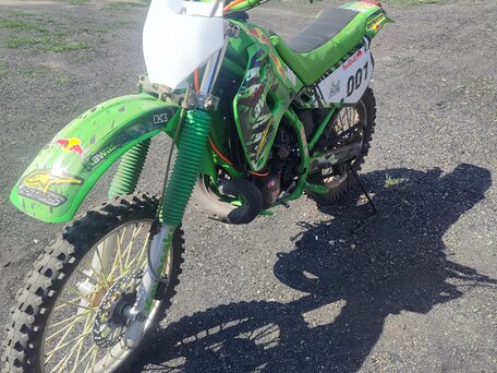 1995 Kawasaki KDX 250, зелёный, 160000 рублей, вид 2