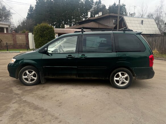 2002 Mazda MPV II (LW), зелёный, 360000 рублей - вид 2