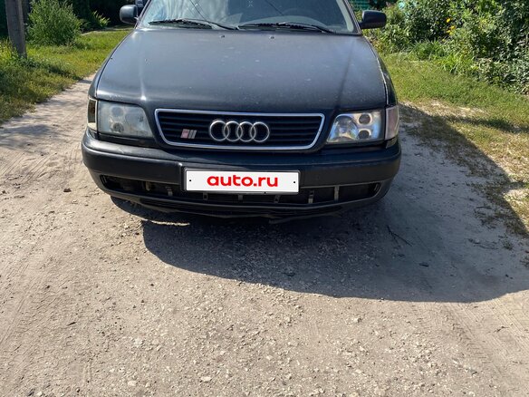 1994 Audi 100 IV (C4), чёрный - вид 1