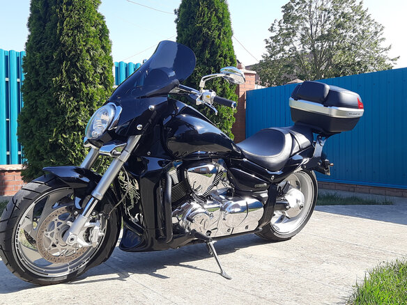 2009 Suzuki Intruder M1800R, чёрный, 910000 рублей - вид 12