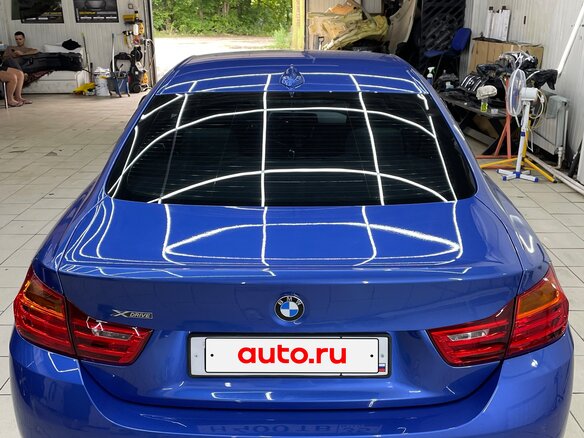 2014 BMW 4 серии 420i xDrive F32/F33/F36, синий, 2450000 рублей - вид 15