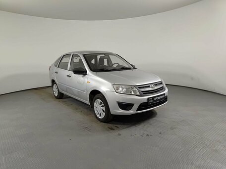 2015 Lada (ВАЗ) Granta I, серебристый, 229000 рублей, вид 3