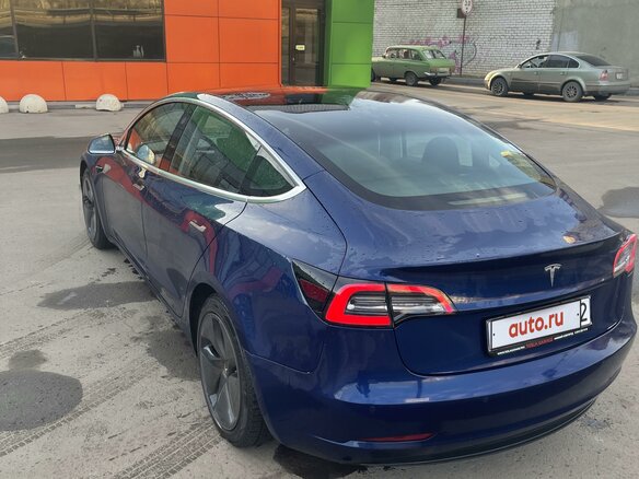 2018 Tesla Model 3 Long Range I, синий, 3000000 рублей - вид 6