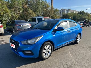 2018 Hyundai Solaris II, синий, 850000 рублей, вид 2