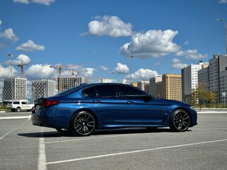 2020 BMW 5 серии 530i xDrive VII (G30/G31/G38) Рестайлинг, синий, 5850000 рублей, вид 5