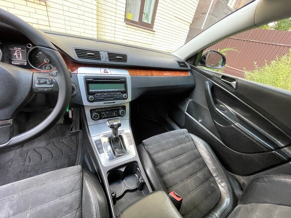 2010 Volkswagen Passat B6, чёрный, 950000 рублей - вид 13