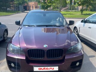 2009 BMW X6 35i 6-speed I (E71), красный, 1450000 рублей, вид 2