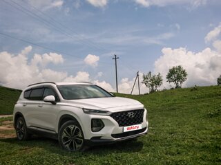2019 Hyundai Santa Fe IV, белый, 3490000 рублей, вид 5