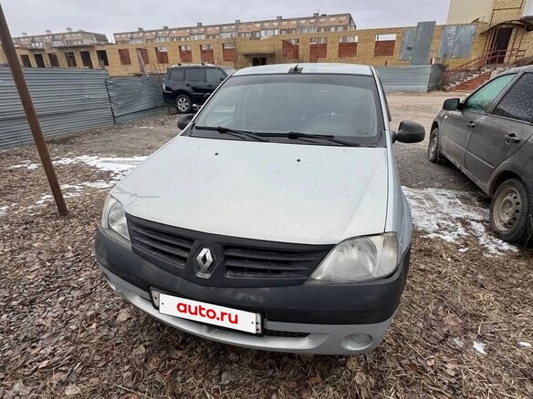 2006 Renault Logan I, серый, 195000 рублей