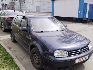 1999 Volkswagen Golf IV, синий, 489000 рублей, вид 2