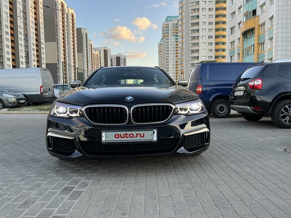 2019 BMW 5 серии M550d xDrive VII (G30/G31/G38), чёрный, 3700000 рублей - вид 5