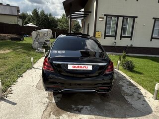 2019 Mercedes-Benz S-Класс 350 d Long VI (W222, C217) Рестайлинг, чёрный, 4250000 рублей, вид 3
